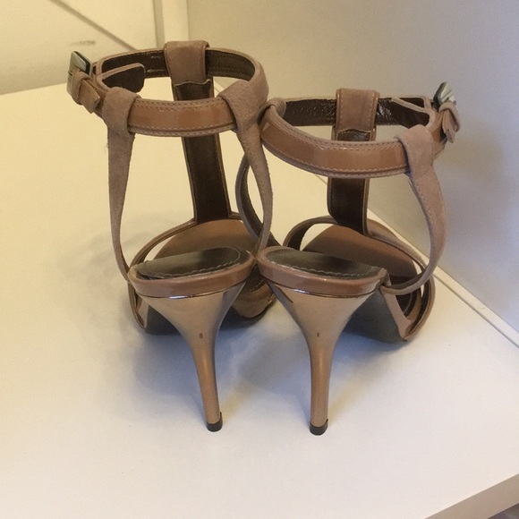 Lanvin Beige T-Bar Sandals - Picture 3 of 10
